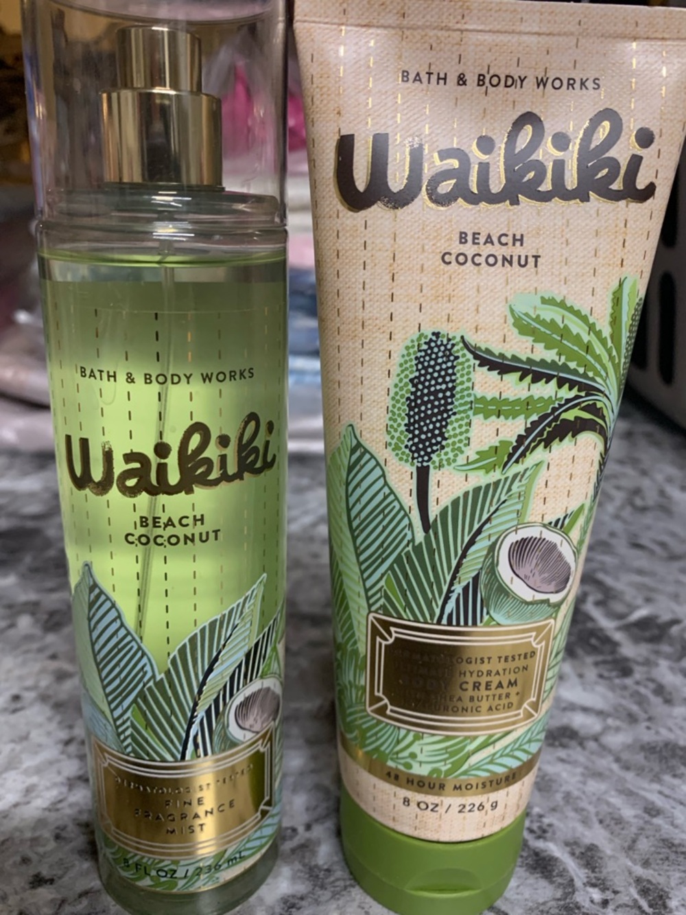 Bath & Body Works Waikiki Beach Coconut Mist & Body Lotion FULL SIZE